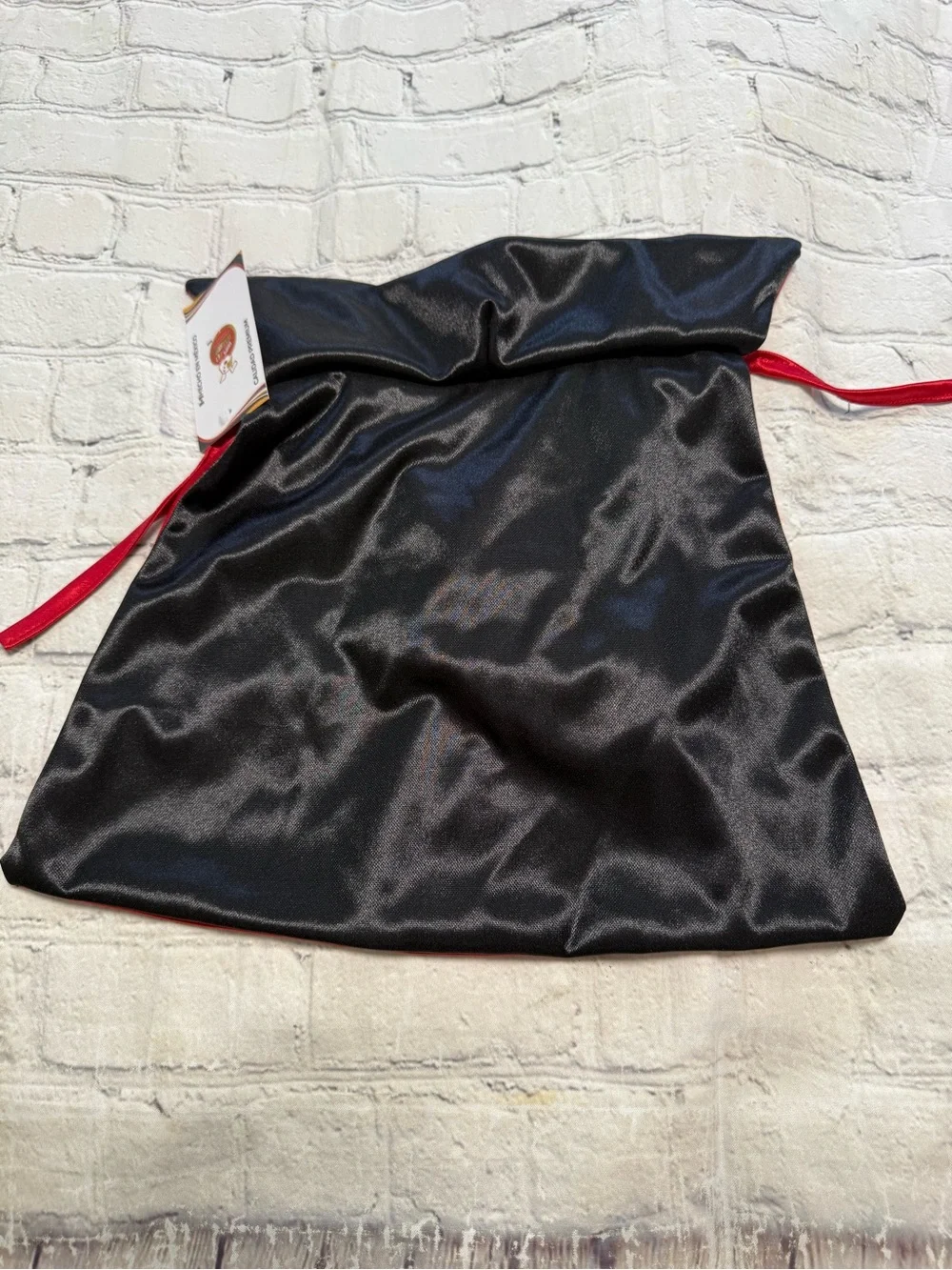 Pet Warrior Red Satin pet Costume Party Dress with White Collar and Bow